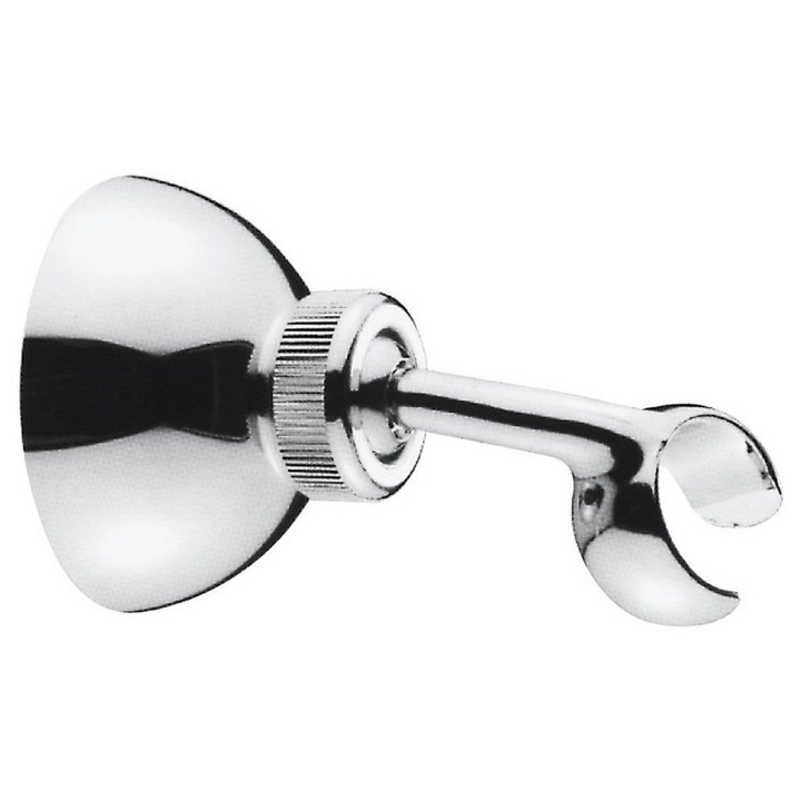 Zuhanytartó, retro, króm, 65x65x99mm, 1 db-os szett