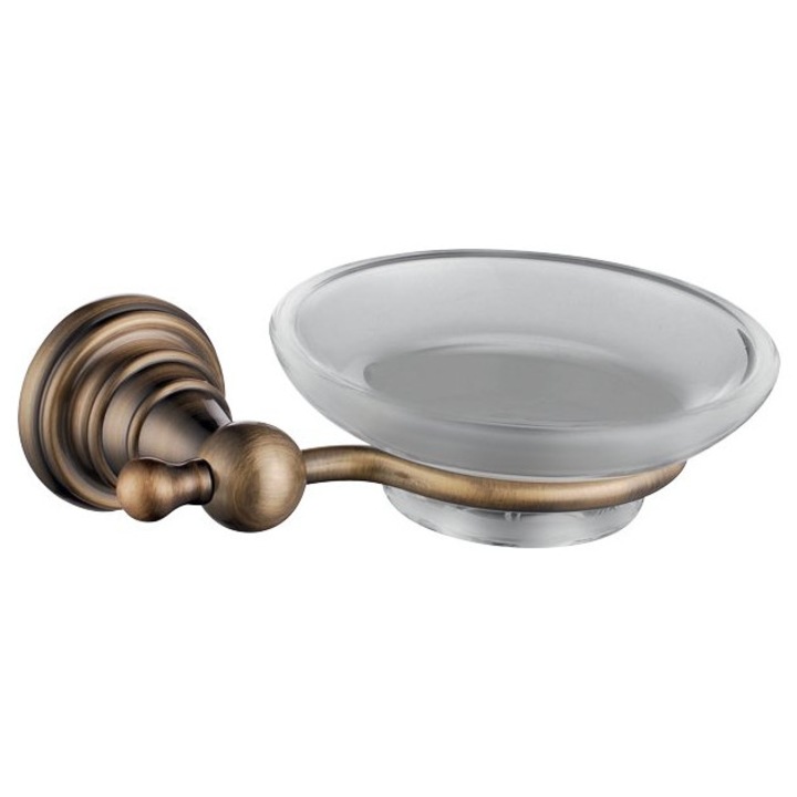 Sapho DIAMOND szappantartó, retró, bronz, 149x50x113mm, 1 db-os szett