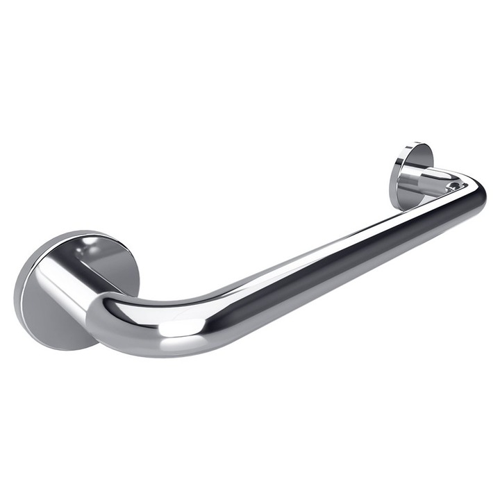 Fürdőszobai tartó, Sapho, egyenes mosdó 480x75x106mm, polírozott rozsdamentes acél, kapacitás 120kg, 1 db