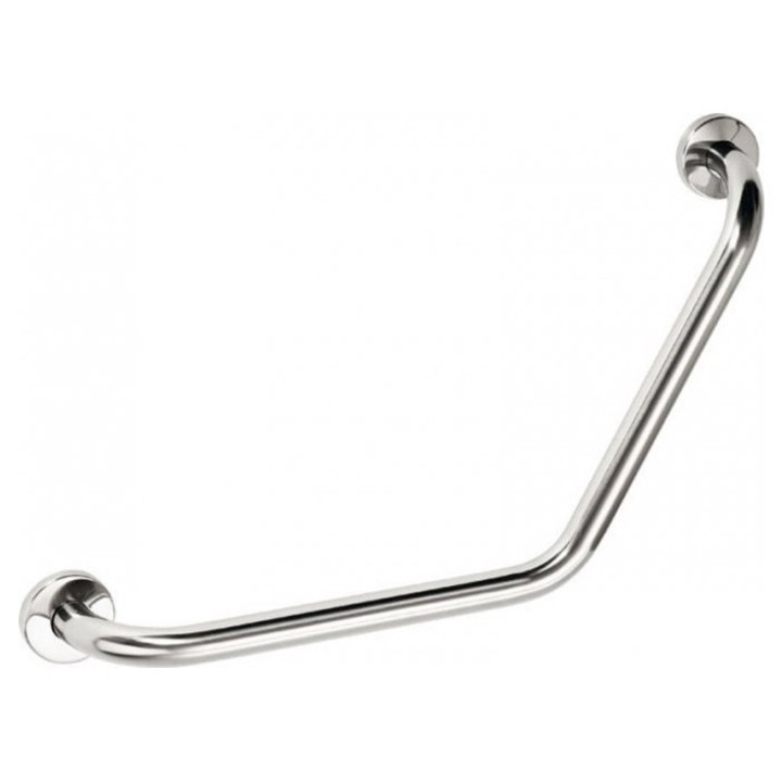 Fürdőszobai tartó, Sapho, madlo, 120 kg, 660x400x105 mm, polírozott rozsdamentes acél