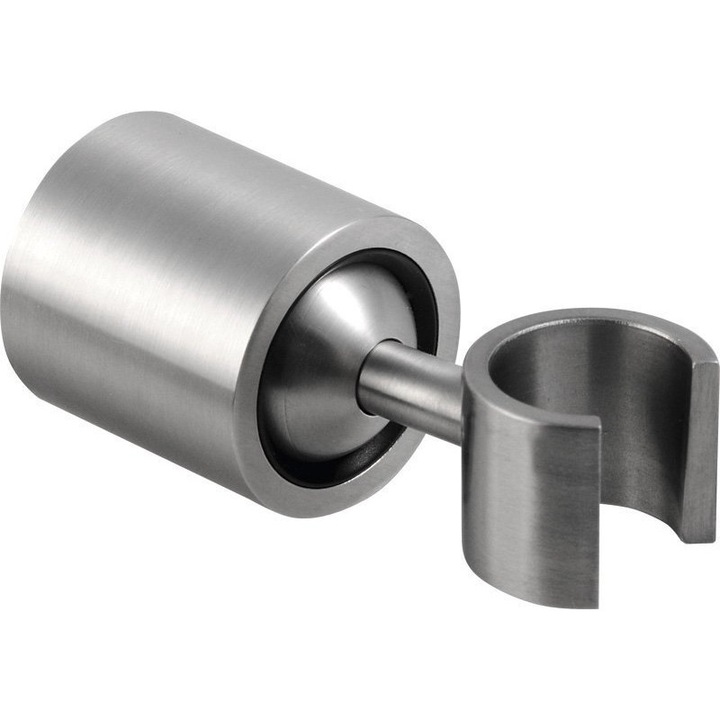 Sapho MINIMALS kerek zuhanytartó, rozsdamentes acél, 38x38x88mm