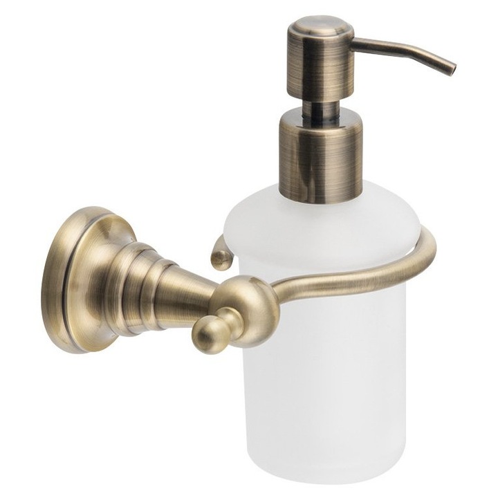 Sapho DIAMOND szappanadagoló, 200ml, bronz, 135x162x102mm, retró