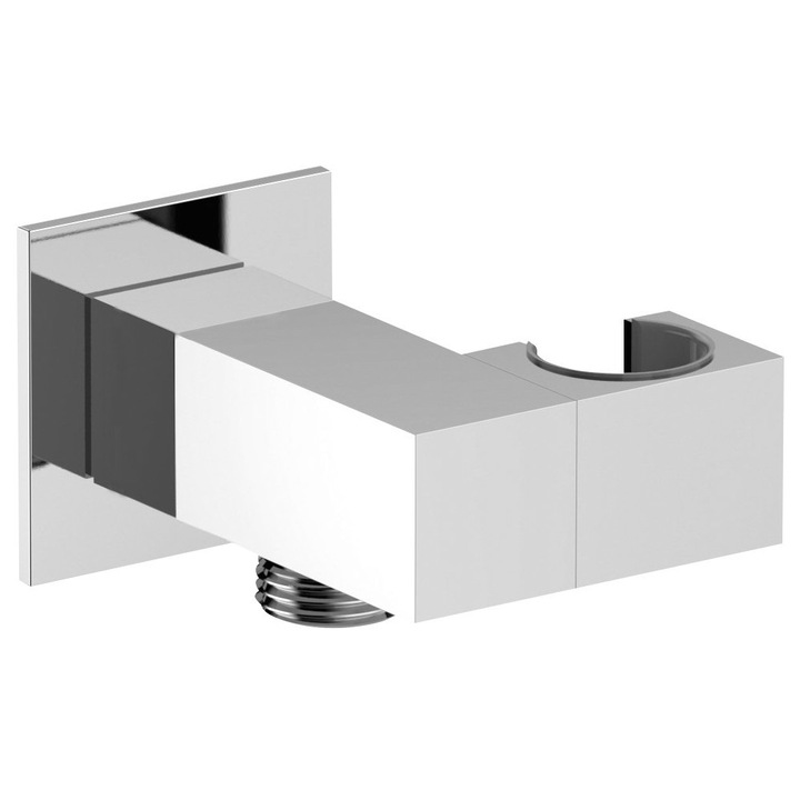 Suport dus Sapho, rotativ, crom, 50x71mm