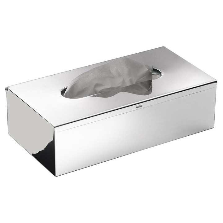Държач за салфетки Gedy, неръждаема стомана, 250x75x130 мм