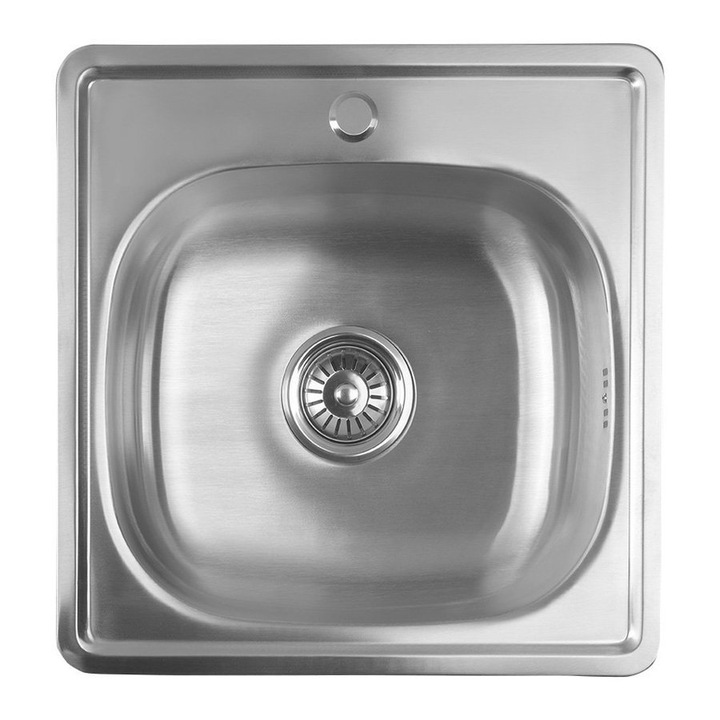 Chiuveta bucatarie, Aqualine, 48x18x48cm, inox, 0,8mm