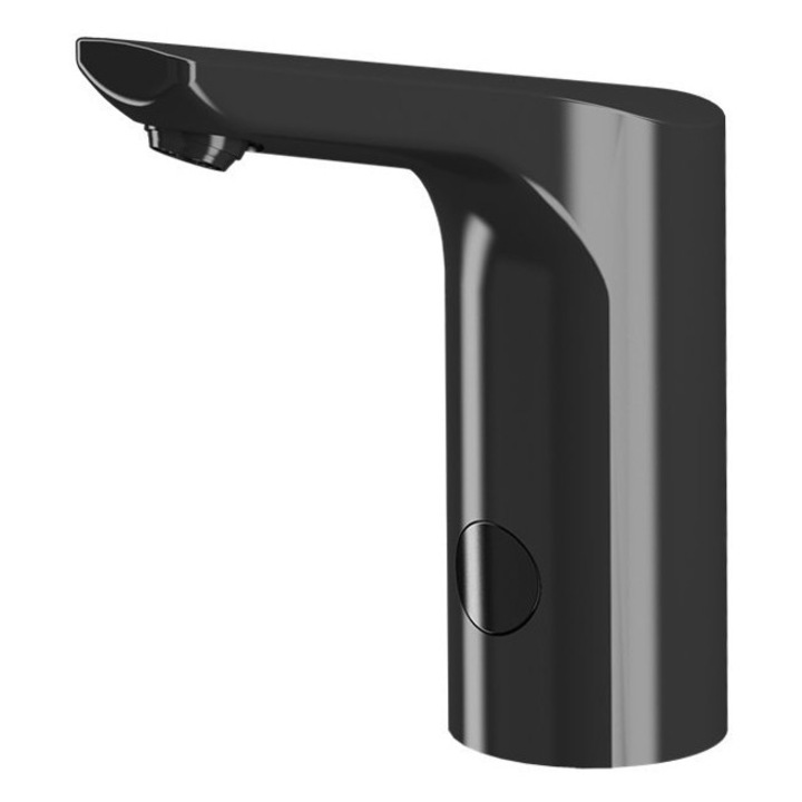 Érzékelős fürdőszobai csaptelep, Sapho, 24V DC, fekete, 152x145mm, érintésmentes