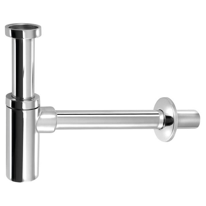 Сифон за мивка, 5/4", 32 мм, Хром
