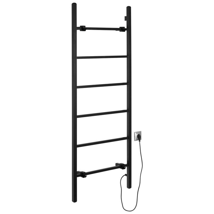 Centrala termica Sapho BARBO, 600x1626x89mm, electrica, 160W, negru mat