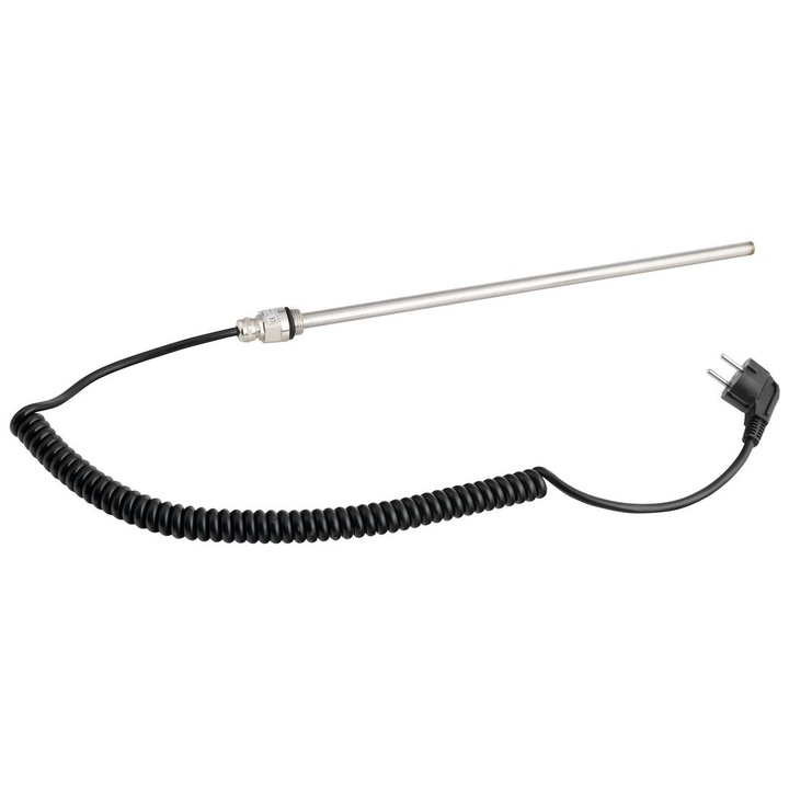 Bara de incalzire, Aqualine LT, 530mm, 500W, negru mat