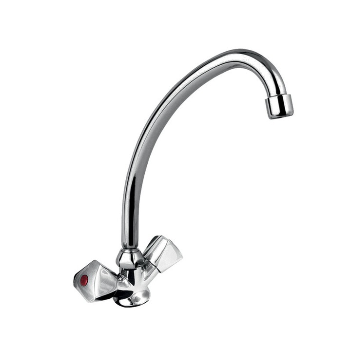 Mereo szaniter csaptelep, Kasia modell, 250 mm magas, króm