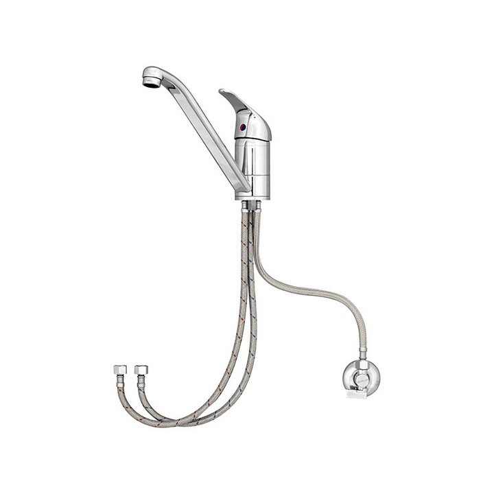 Baterie sanitara Mereo, pentru incalzitoare de apa cu flux redus, 160mm