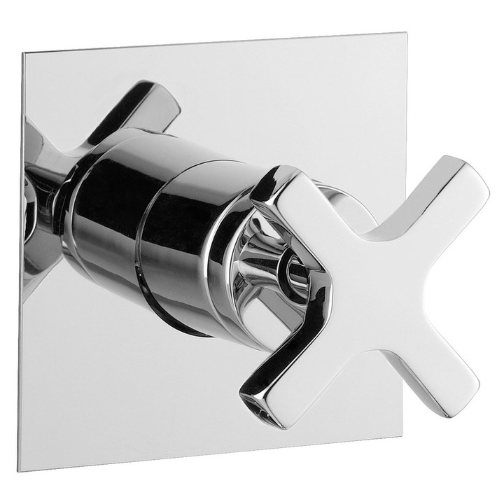 Sapho TRAX szaniter csaptelep, 100x100mm, króm, 1 kivezetés, progresszív betét