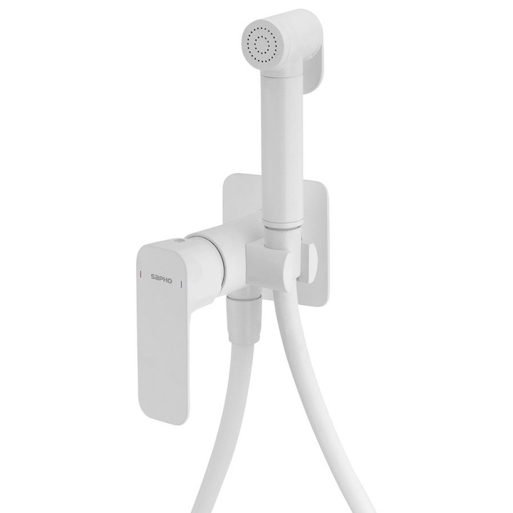 Sapho SPY bidécsaptelep, 40mm, 80mm, matt fehér, 1200mm, 1 szett