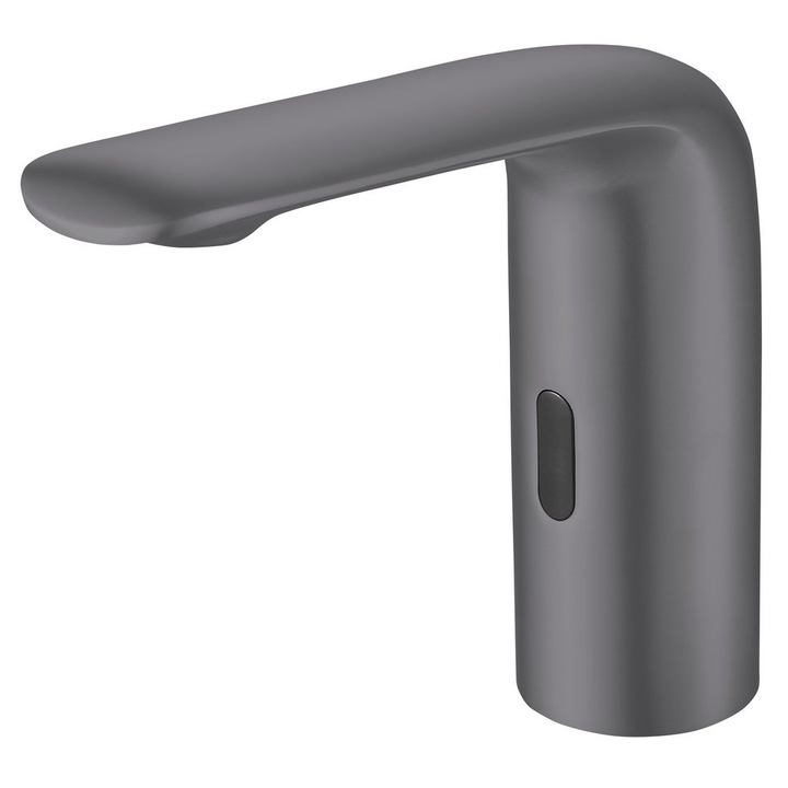 Fürdőszobai csaptelep szenzorral, Sapho, 4xAA, matt fekete, 50x152x167mm