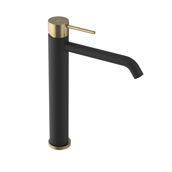 Sapho ULTRAMIX szaniter csaptelep, magasság 301 mm, matt fekete színű, 3 darabos szett