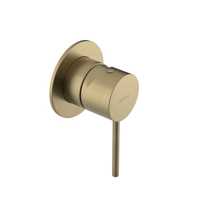 Sapho ULTRAMIX szaniter csaptelep, 2 kimenettel, 70x70 mm, matt arany, 2 darabos szett