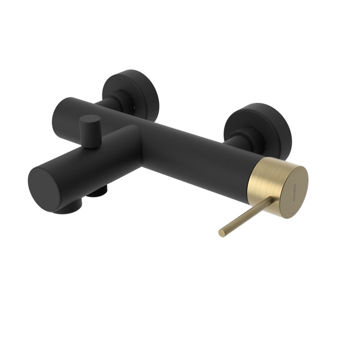 Sapho ULTRAMIX szaniter csaptelep, matt fekete, 260x60x194mm, 2 darabos szett