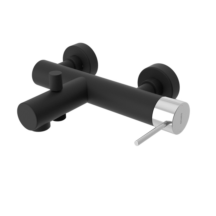 Sapho ULTRAMIX szaniter csaptelep, matt fekete, 260x60x194mm, 2 darabos szett