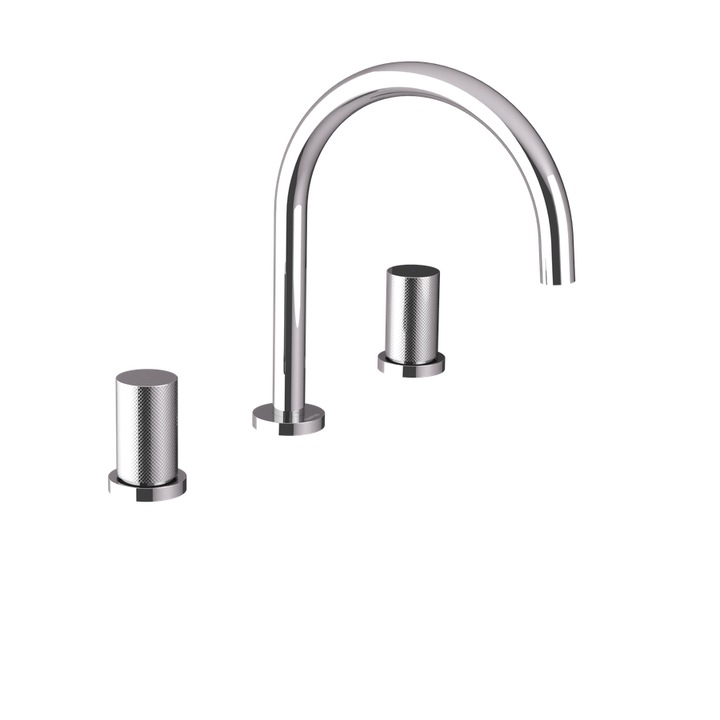 Sapho ULTRATAP szaniter csaptelep, háromfalú, króm, 235 mm, 3 darabos készlet