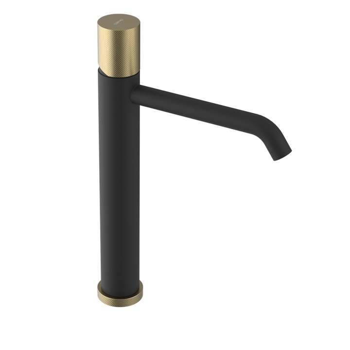 Sapho ULTRATAP szaniter csaptelep, magas, matt fekete, 3 darabos, 323x234mm