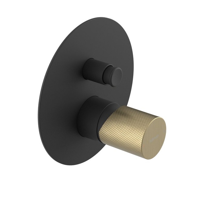 Sapho ULTRATAP szaniter csaptelep, 2 kimenettel, matt fekete, 180x180 mm, 2 darabos szett