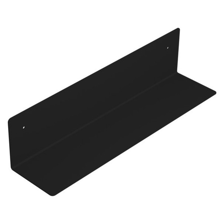 Raft Aqualine 398x95x95mm, negru mat - 33216