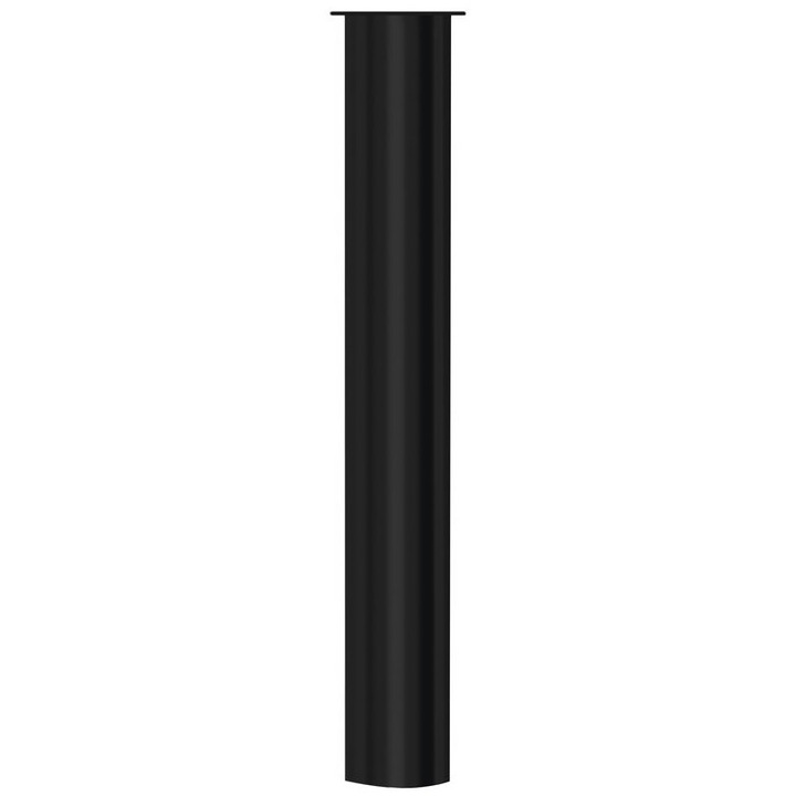 Teava prelungire sifon cu flansa, Sapho, 32x300mm, negru