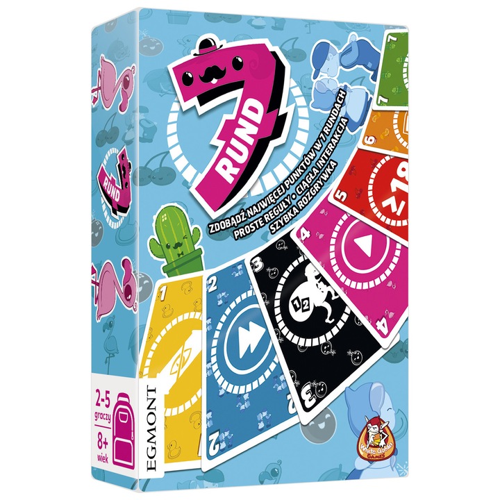 7 Rund, joc de societate, EGMONT, interactiune rapida, 2-4 jucatori