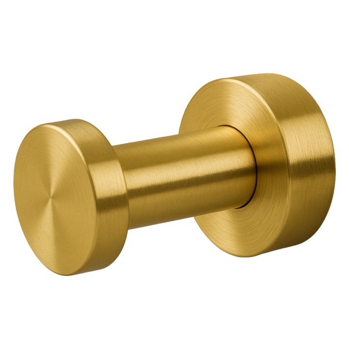 Carlig De Baie Simplu, Balneo, Qube, 2 x 3.7 cm, ⌀ 2.5 cm, Otel Inoxidabil Aisi 304, Fabricat Din Materiale De Inalta Calitate, Rezistenta La Coroziune, Produs Creat Pentru Utilizare Zilnica Confortabila, Grafit