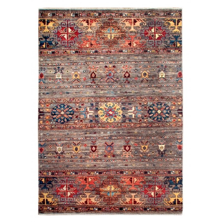 Covor, Leo Alex Carpets, Pescara, 120 x 170 Cm, Boho, Bumbac, Fir De 0.5 Cm, 1650 g/m2, Rectangular, Materiale Naturale, Multicolor
