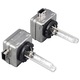Set 2 becuri xenon D1S 6000K, 12V, 35W, argintii