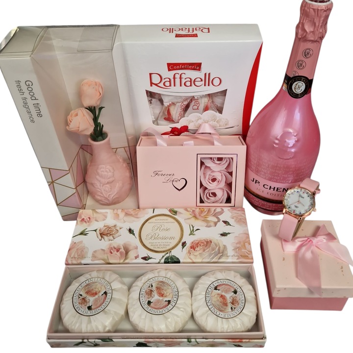 Set Cadou Pink Beauty, 7 produse