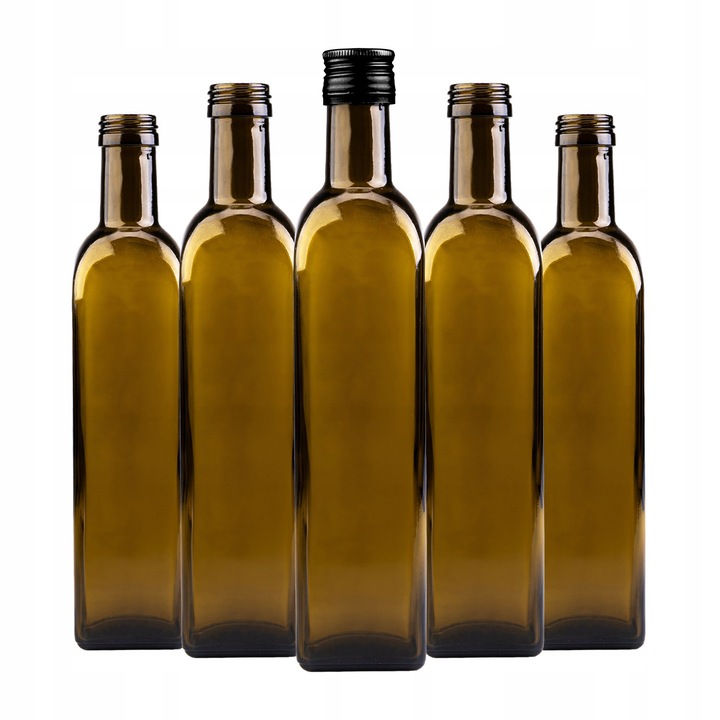 Set Sticle Din Sticla Marasca 500 ml, Superbutelki, Sticla, Productie De Inalta Calitate, Usor De Curatat, Durabil, Filet Standard 31.5 mm, Ecologica Si Reutilizabila, 21.5 x 4.5 cm, Multicolor