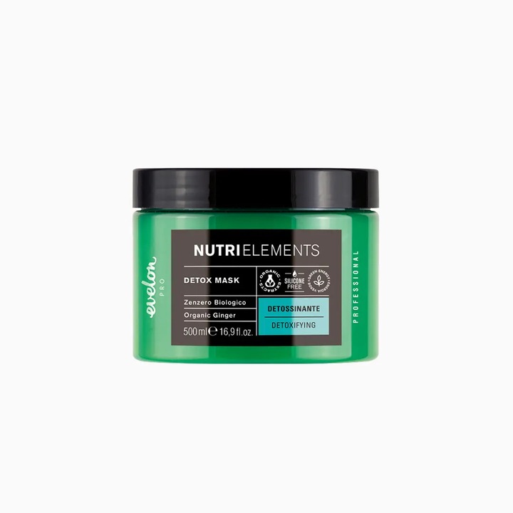Балсам за коса Evelon Nutrielements Detox, за къдрава коса, 500 мл