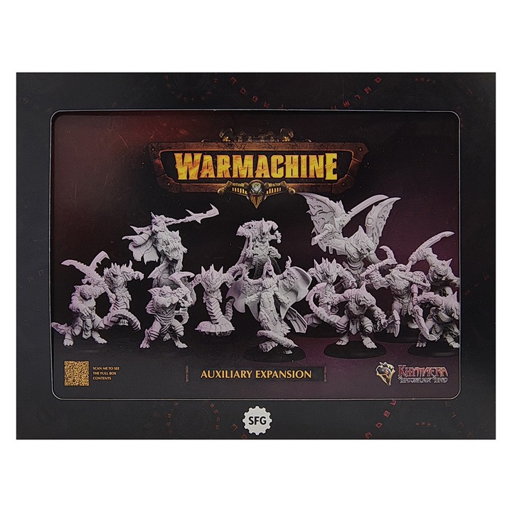 Разширение за Warmachine Game, Допълнително разширение за Khymaera Shadowflame Shard, Steamforged Games, 13 модела за сглобяване, Сив