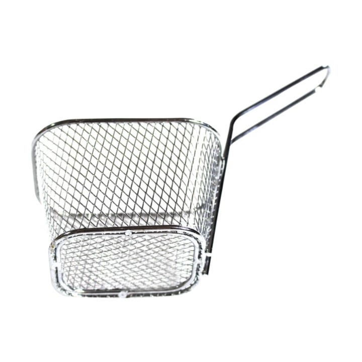 Set de 8 tavite servire cartofi prajiti, inox, 6x7.5cm, argintiu
