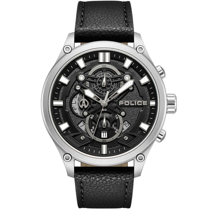 Ceas barbatesc Police PEWGC0054205, Quartz, 46mm, 5ATM