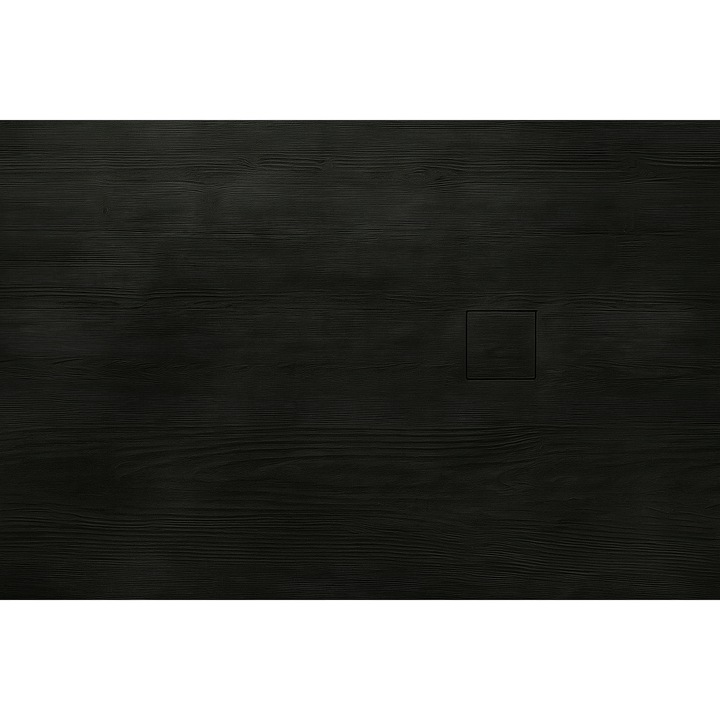 Cadita de dus Model WOODY Mineral Compozit 90x100 NEGRU