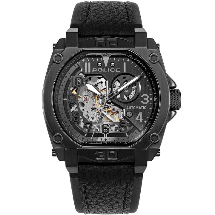 Ceas barbatesc Police PEWGE0040003, Automatic, 45mm, 5ATM