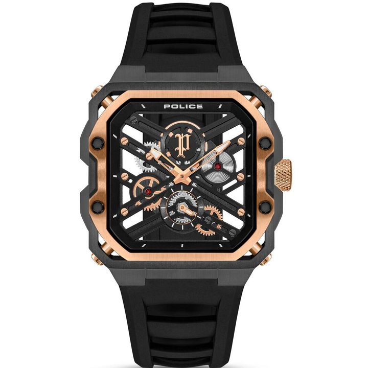 Ceas barbatesc Police PEWGM0072002, Quartz, 45mm, 5ATM