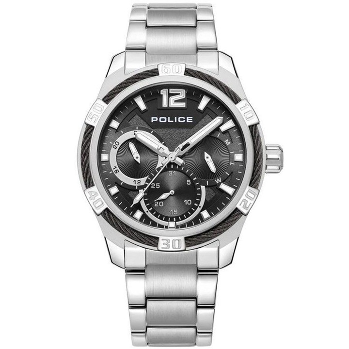 Ceas barbatesc Police PEWJK0005306, Quartz, 44mm, 5ATM