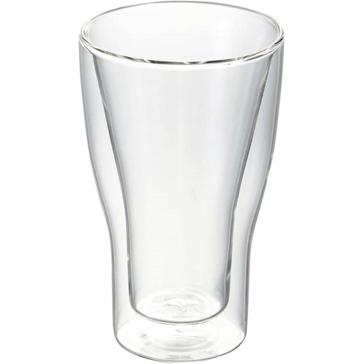 Pahar termic cu pereti dubli pentru Latte Macchiato LUIGI BORMIOLI DRINK & DESIGN, 340ml, D8, 96xh15cm