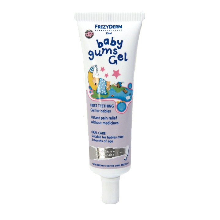 Gel pentru gingii Frezyderm, pentru bebelusi, 25ml, fara alcool, fara parabeni