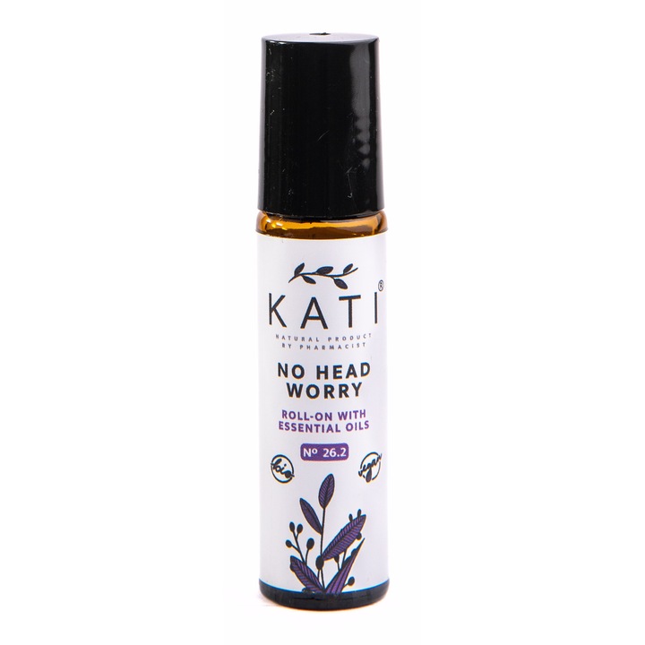 Természetes fejfájáscsillapító, 100%-ban természetes, BIO, 10 ml, KATI Naturals