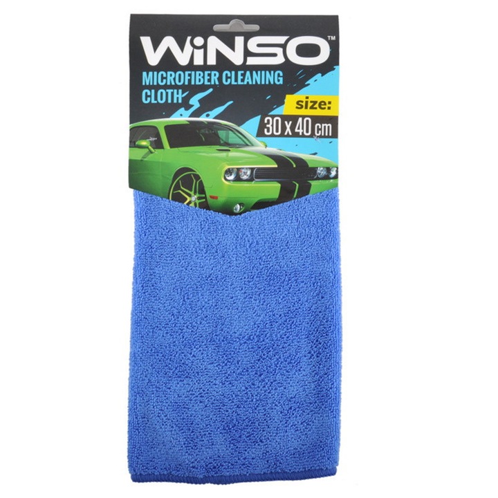 Laveta microfibra Winso 30x40 cm albastra