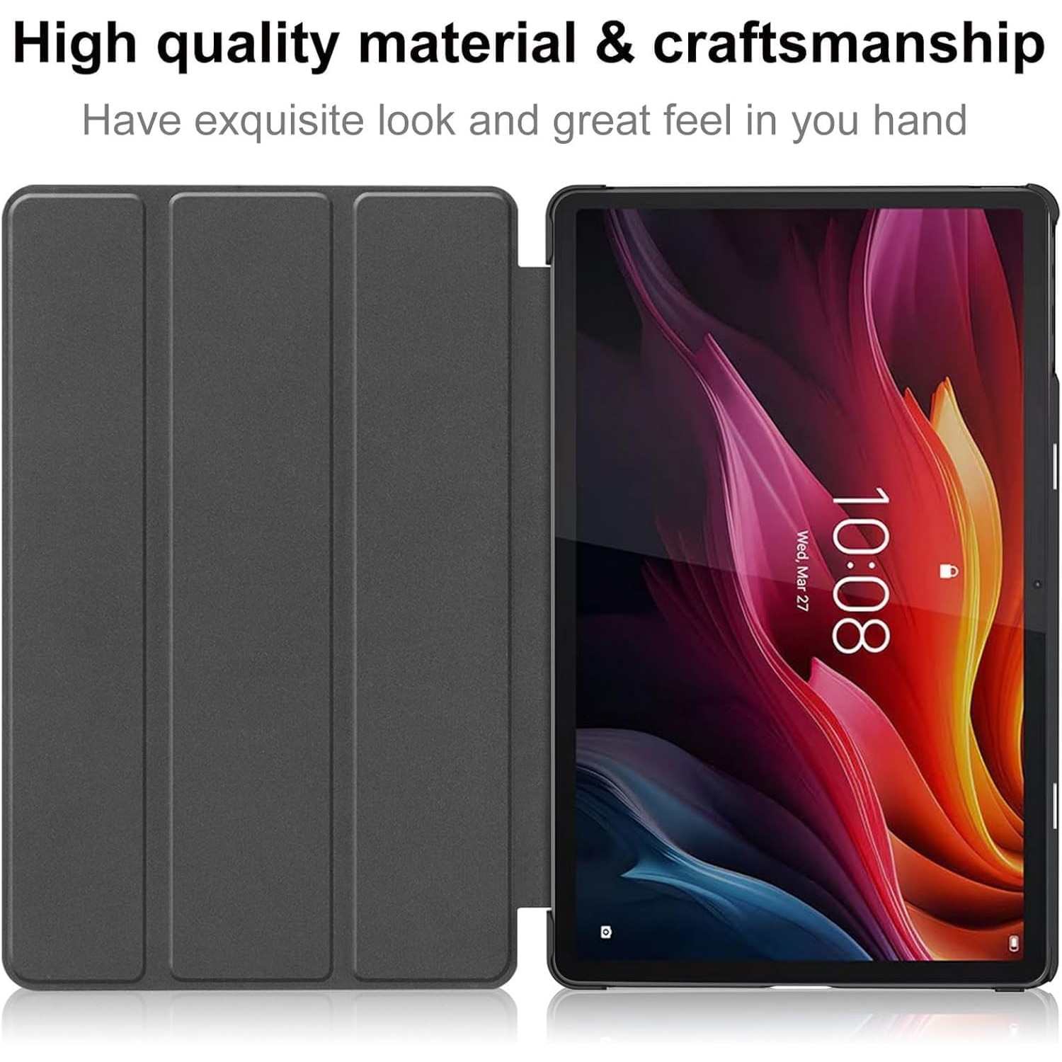 Husa tabletă Omelivon pentru Lenovo Tab K11 Plus, funcție auto sleep/wake, închis albastru, 11.45 inch