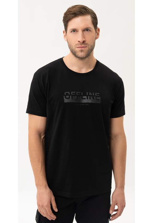 Tricou Volcano T-Often pentru barbati din bumbac, Comfort Fit, negru, Negru