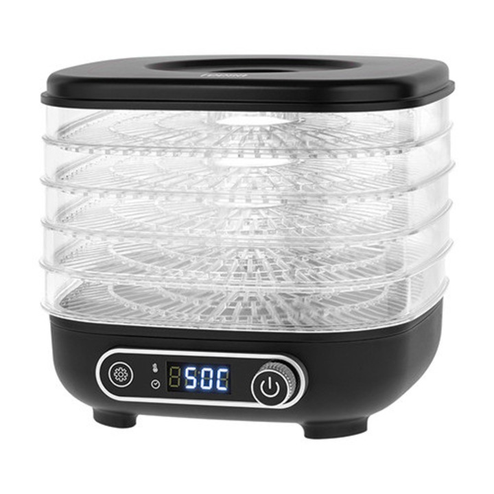 Deshidrator Teesa, 5 tavi, LCD, 300W, 19x20, 2x16, 8cm