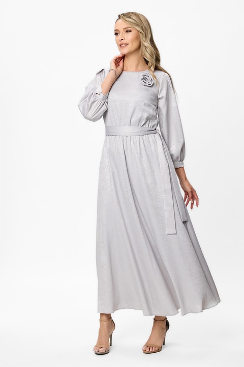 BAROCCA, Rochie cu maneci lungi Chiara, Gri deschis