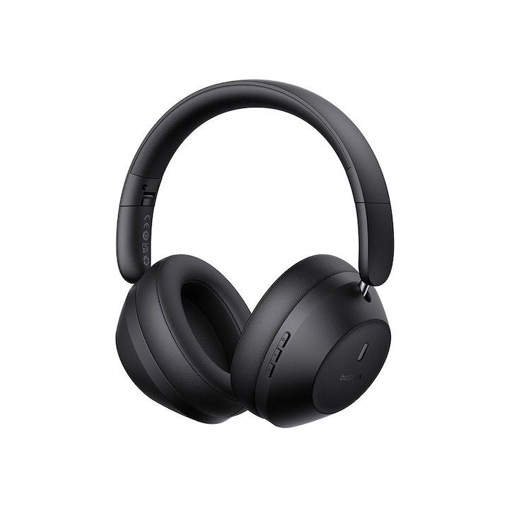 Слушалки Over-Ear Звукоизолация Bletooth 5.3 Сгъваеми Bass 30 Max Type-C - Baseus Bass 30 Max - Cosmic Black